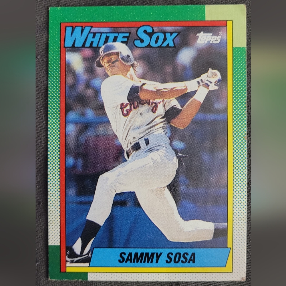 Topps Sammy Sosa Rookie Error card. DOB